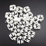 clips rideau blanc modernes rondeles metalliques opaques anneaux