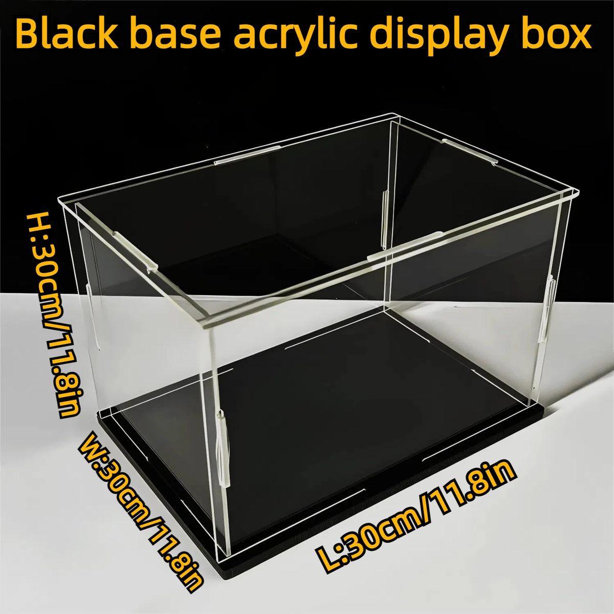 présentoir acrylique transparent moderne clips boîte protection collection organisateur stockage figurines jouets