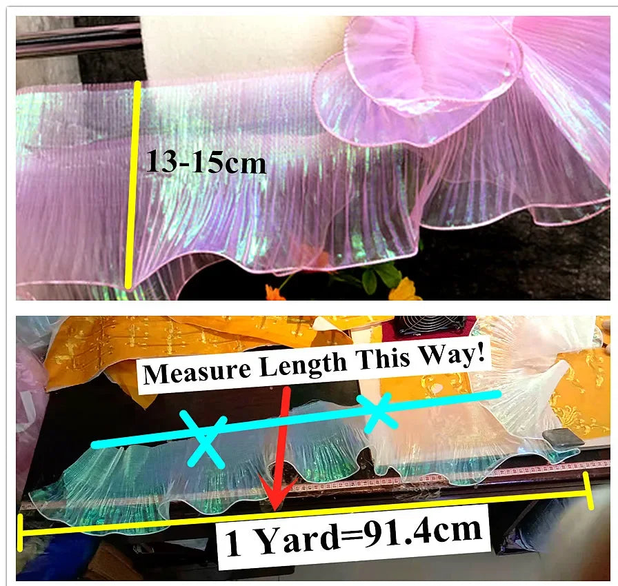 ruban franges dentelle plissée volants mariage décoration tissu décoratif coloré