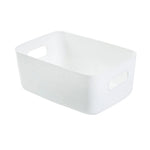 boîte rangement moderne poignées blanc beige bleu marine imperméable plastique