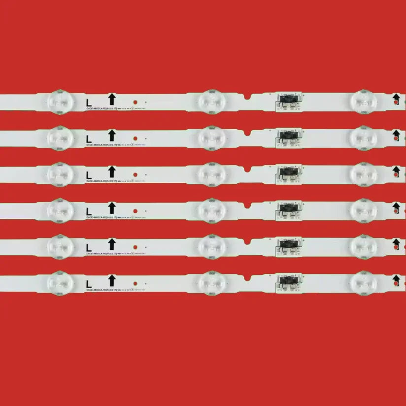 bande led blanc ronds brillants moderne connecteurs 1005mm opaques téléviseur éclairage