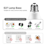 ampoule led e27 radar motion sensor blanc moderne 12w 1000 lumens
