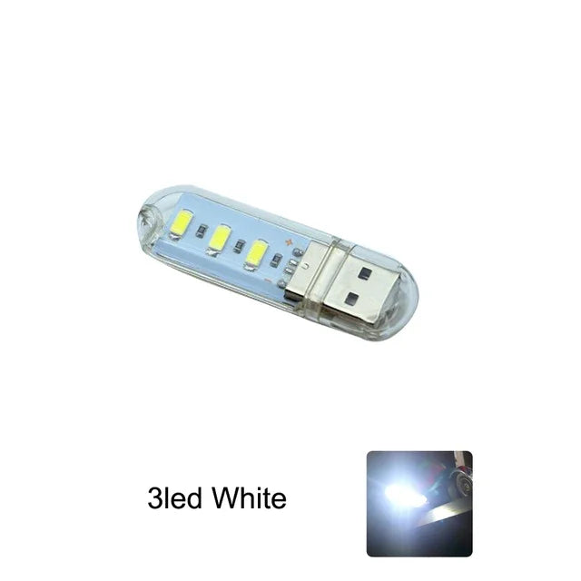 lampe led rechargeable transparente moderne adhésif prise usb 24led 2492000lm rgb veilleuse