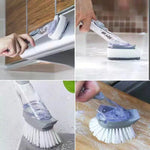 brosse vaisselle multifonctionnelle gris transparent respectueuse environnement moderne pratique non slip
