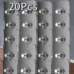 porte serviettes adhésifs pvc gris clair modernes salle bains cuisine chambre multiplications