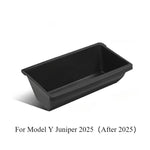 rangement sous siège voiture boîte rangement tpe noir minimaliste utilitaire fixe rails métalliques