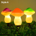 lumières solaires extérieures champignons colorées autoinstallation ip65 led