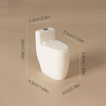 miniatures toilettes blanc minimaliste brosses wc accessoires poupées jouets imitation ornement décoration scène