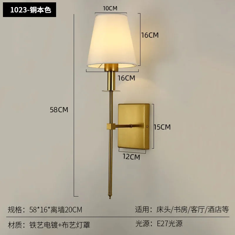 lampes murales modernes coniques noires or abat jour blanc flux lumineux 249 2000