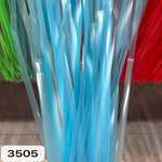 rideau franges foil multicolore semi transparent festif anniversaire mariage décoration party bleu violet