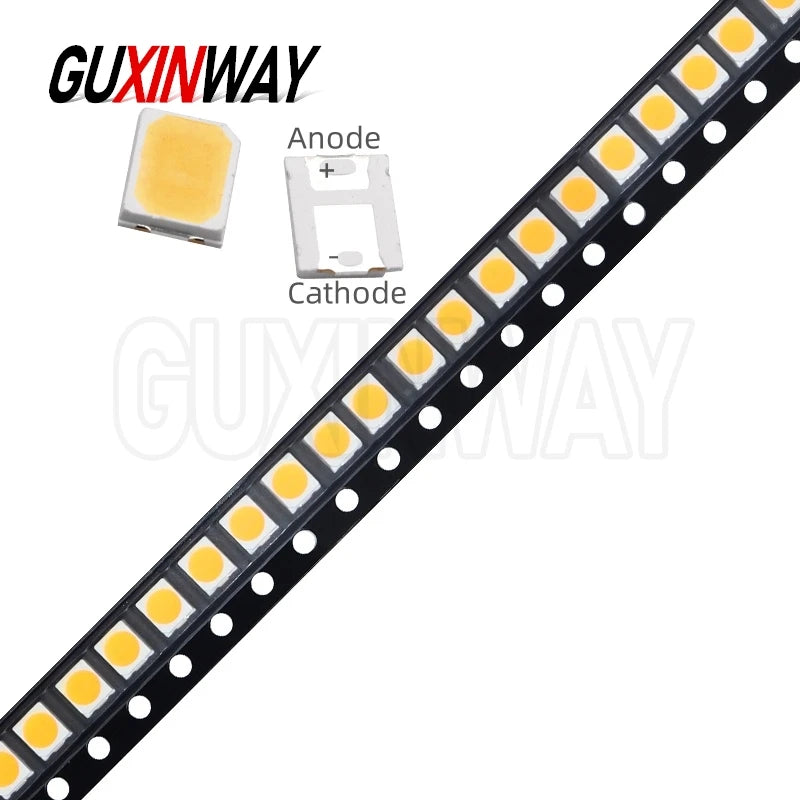 diodes led blanc blanc chaud smd surface mount device 2835 5w 1w 3v 18v