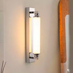 lampe murale moderne argentée rectangulaire lisse blanc chambre salon