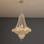 lustre led cristal argenté doré élégant transparentes facile certification ccc cqc echangelight