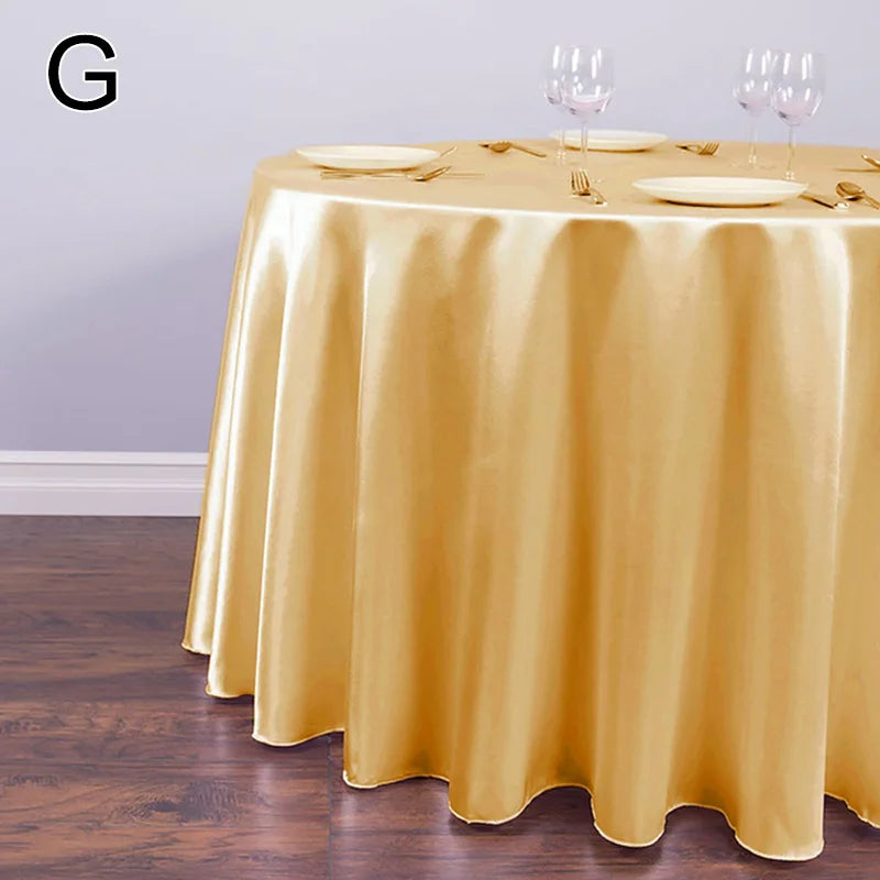 nappe table rouge noire bleu violet jaune beige blanche verte satinée moderne opaque réutilisable