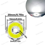 plaque led circulaire concentrique 2w 4w 6w 8w 10w 12w blanc jaune gris moderne