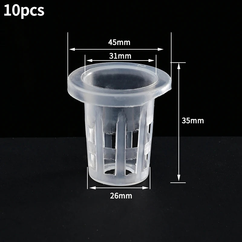 pots fleurs auto arrosants double couche absorption d'eau transparent moderne grille perforations couvercle