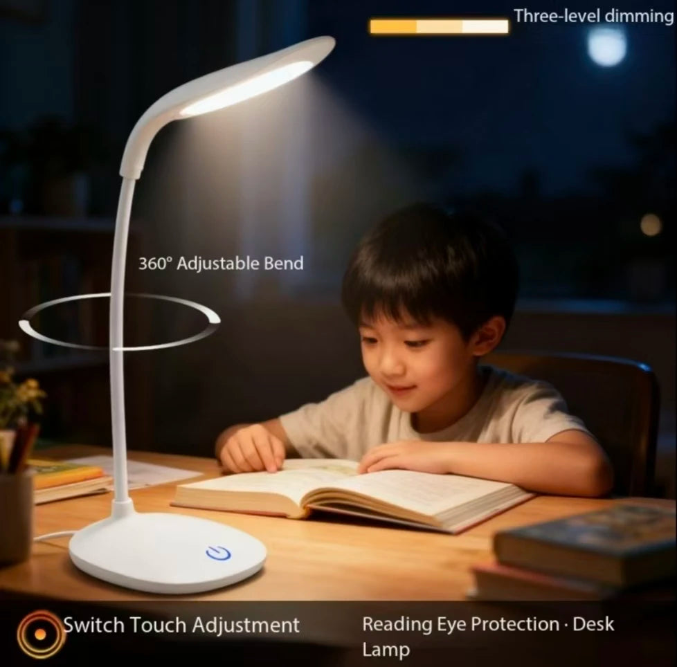 lampe led rechargeable usb veilleuse moderne tête orientable blanc rose bleu