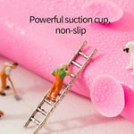 brosse pieds rose exfoliante massage anti dérapant facile nettoyer bain