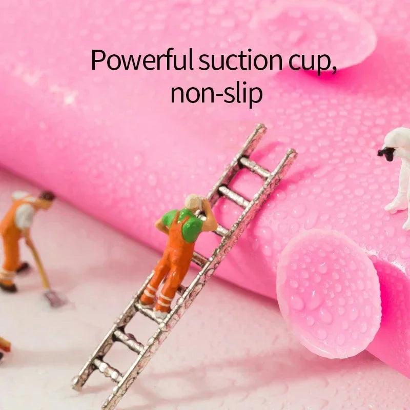 brosse pieds rose exfoliante massage anti dérapant facile nettoyer bain
