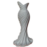 vase contemporain résine blanc vert rose bleu sculptural courbes fluides minimaliste maison mariage