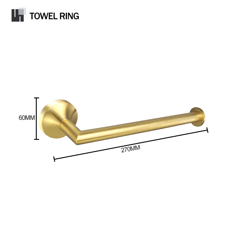 accessoires salle bain doré porte savon porte savonnette porte serviettes moderne minimaliste