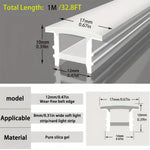 couverture silicone ruban led blanc moderne adhésif doux contemporain 1000cm 100cm 200cm