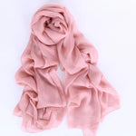 écharpe été femme protection solaire bleu rose gris mousseline moderne élégante translucide