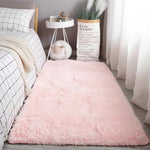 tapis doux gris clair peluche motifs floraux moderne confortable polyester lavage mécanique solide