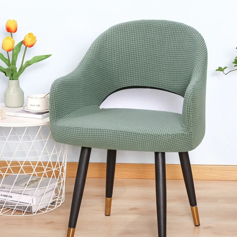 housses chaise moderne marron noir gris bleu rouge tissu carreaux extérieur accueil polyester
