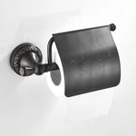 accessoires salle bain cuivre laiton noir classique brosse toilette porte serviettes papier hygiénique móc
