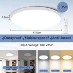 plafonnier led blanc doré moderne télécommande 30w 40w 50w étanche