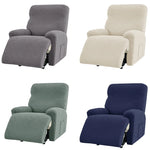 housse protection fauteuil inclinable vert motif géométrique moderne adhésif set pièces