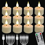 bougies led rechargeables blanc modernes télécommande chargeur usb inclusion adhésif minimaliste decorationintérieur