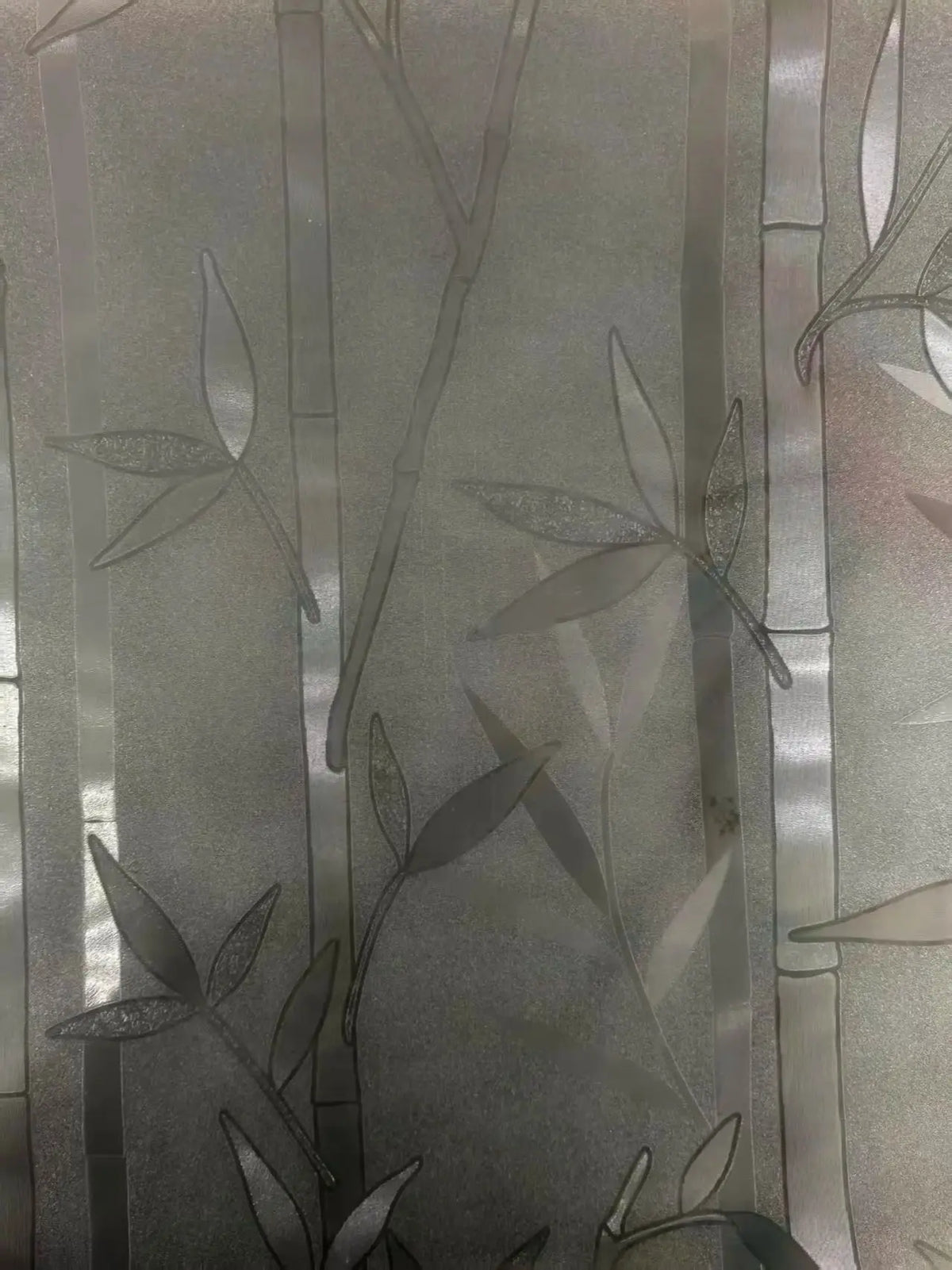 film fenêtre décoratif transparent bambou moderne adhésif protection uv isolation thermique 30x100cm 45x200cm 55x500cm