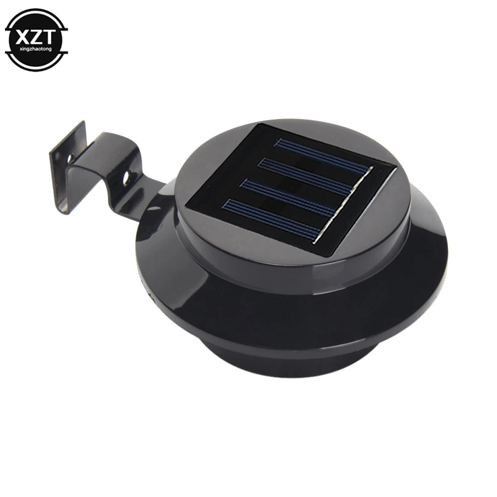 lampe solaire murale clips noir blanc panneaux solaires intégrés veilleuse extérieure moderne imperméable