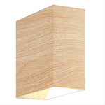 lampe murale moderne texture bois couleur naturelle minimaliste