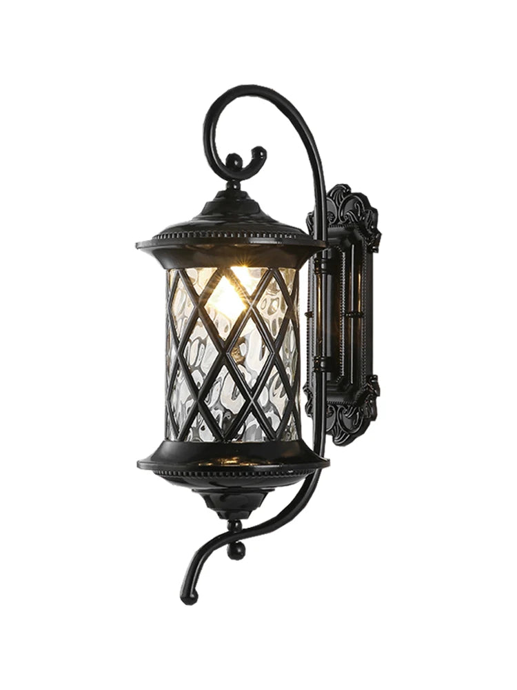 lampe murale bronze noir verre opalin classique vintage grille ajourée mur fixée interrupteur bouton