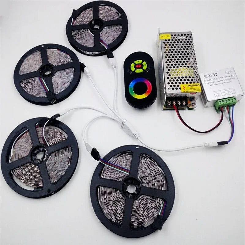 connecteur câble led rgb noir 24v 3528 3014 5050 5730 cee ans