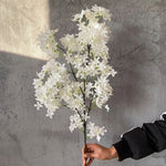 décoration intérieure moderne bouquet artificiel violet blanc rouge bleu rose orange minimaliste
