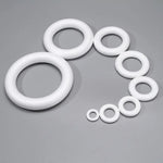 anneau mousse polystyrène blanc durable décoration mariage 10cm 12cm 15cm 20cm 5cm 7cm 8cm