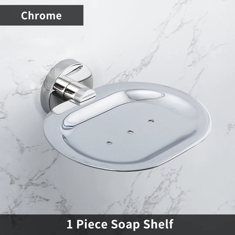 Accessoires salle bain chrome porte serviettes mural porte savon brosse wc porte serviette toilette