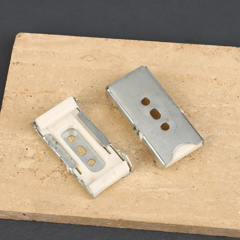 clips fixation blancs modernes stores 36mm pièces quincaillerie décoration fenêtre plat lisse