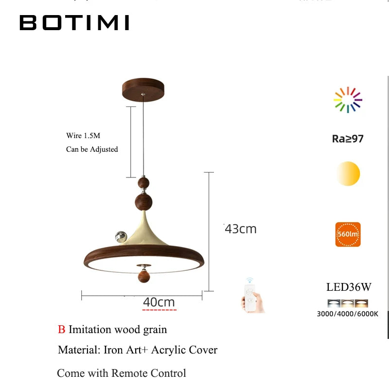 lampe suspendue moderne blanc noir marron brillante tringle métal bois chambre salon étude