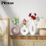 vase silicone rose pâle blanc noir gris moderne minimalisteOpaque adhésif arrangement floral