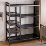 chariot roulette moderne rangement snack épicerie organisation cuisine légumes.storage shelf support mobile multifonctionnel métal