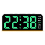 horloge numérique LED moderne multi couleurs ambiancé réglable sans marque