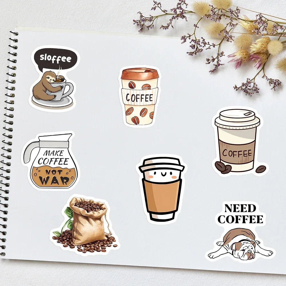 sticker adhésif vinyle livre chien citation moderne waterproof transparent adultes adolescents