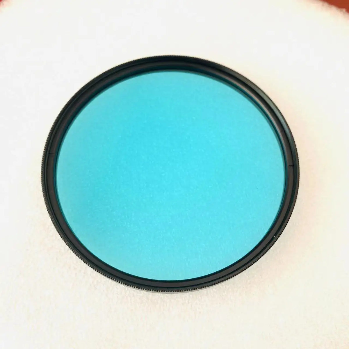 filtre photo bleu clair carburé circulaire 52mm 58mm 62mm 67mm 72mm 77mm 82mm