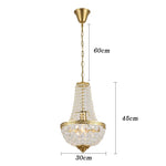 lustre suspendu cristal doré classique baroque salon restaurant chambre exposition