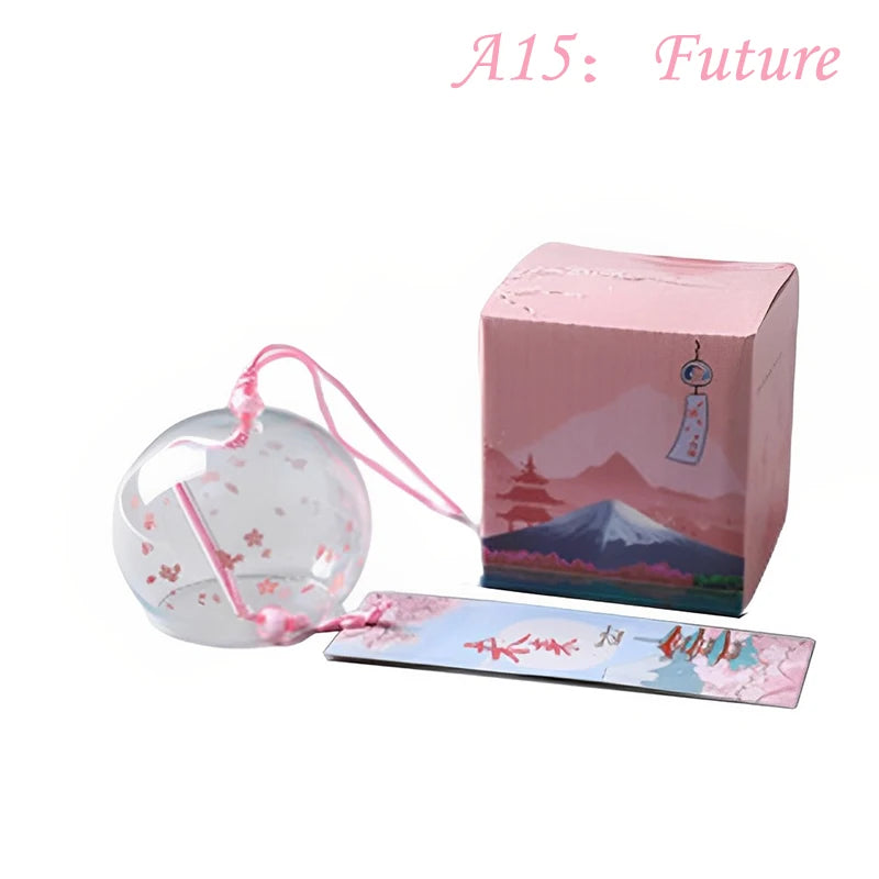 cloche vent japonaise transparente poissons floral ruban maison spa cuisine traditionnelle